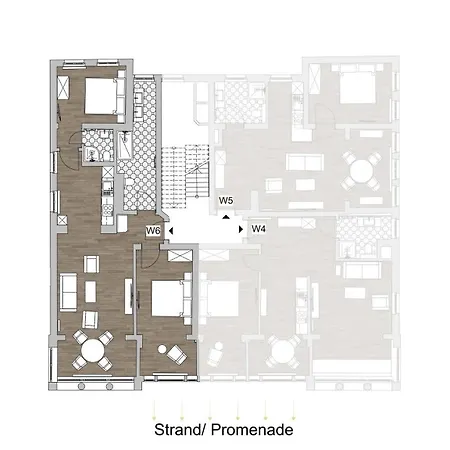 Seeblick Stettiner Haff Appartement